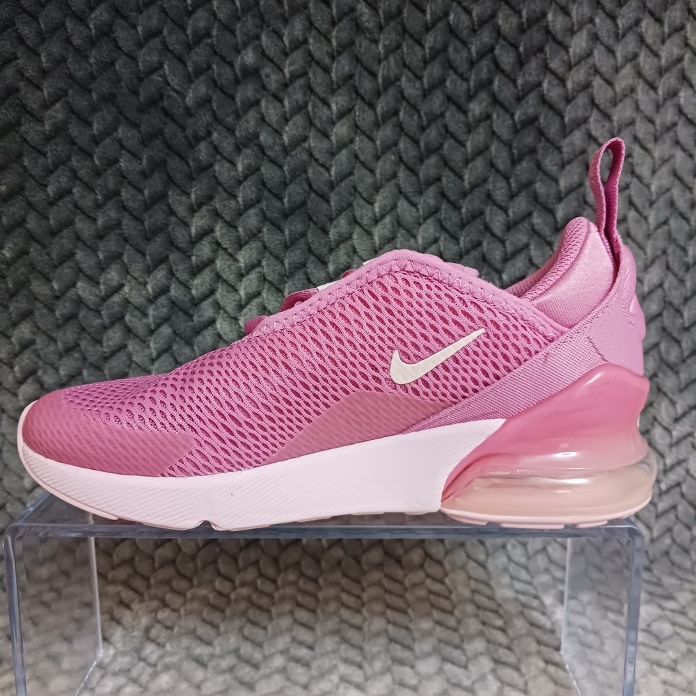 Nike Air Max 270 Pink Foam PS Walking Running Sneakers Shoes Size 1.5Y - Picture 9 of 14